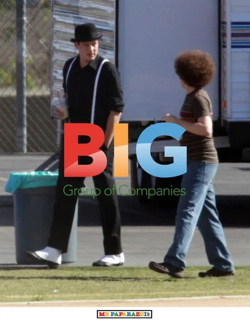 Corey Monteith on Glee Set