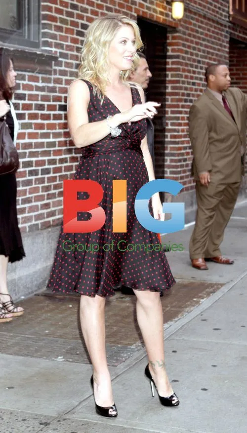 Christina Applegate arrives at 'Late Show'