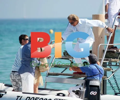 Valentino leaves 55 club in Saint Tropez