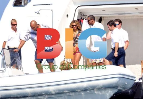 Beyonce and Jay-Z Arrive at Club 55 in Saint Tropez