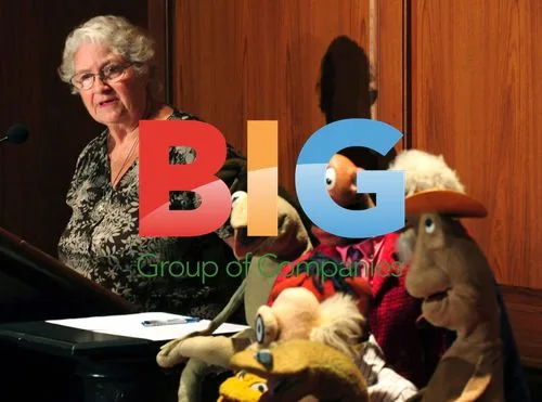 Jane Henson and Muppet Characters at Smithsonian Donation