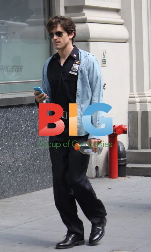Actor Matthew Bomer on break from 'White Collar' filming