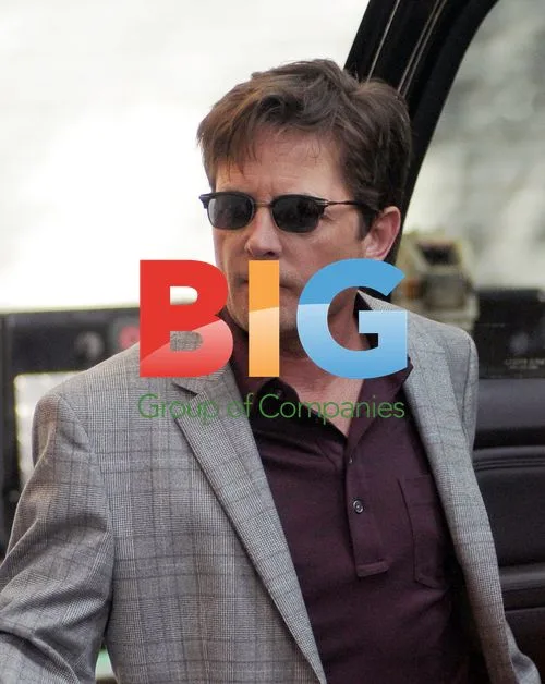 Michael J. Fox on 'Curb Your Enthusiasm' Set