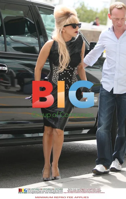 Lady GaGa Arrives at Vancouver Airport