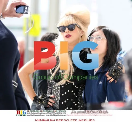 Lady GaGa Arrives at YVR Airport