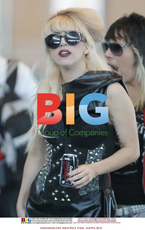 Lady GaGa Arrives at YVR Airport