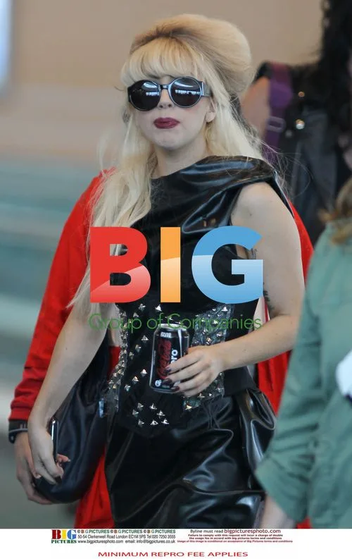 Lady GaGa Arrives at Vancouver Airport