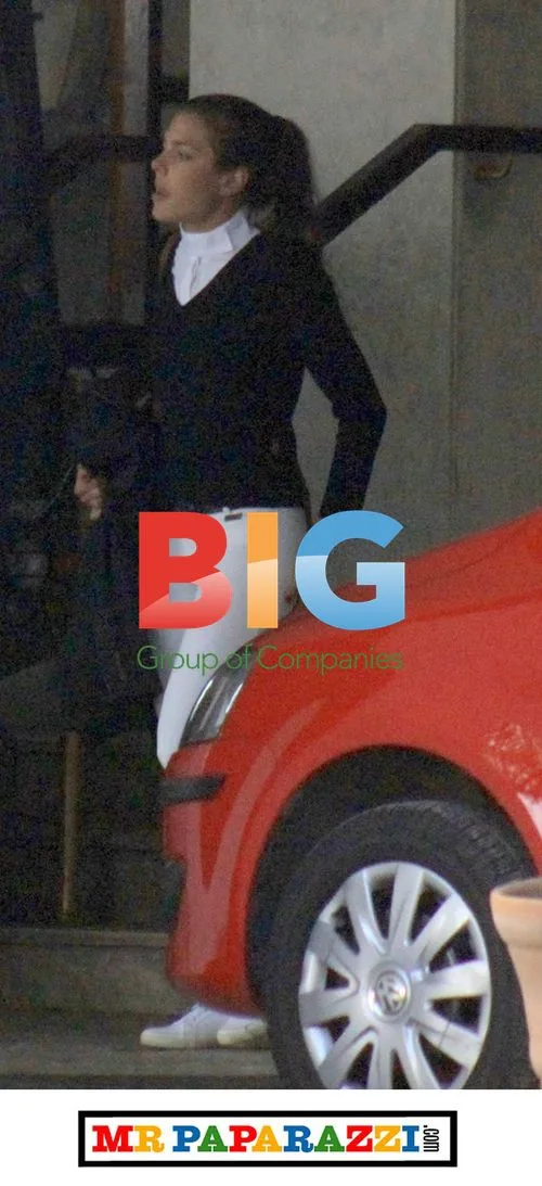 Charlotte Casiraghi leaves with boyfriend