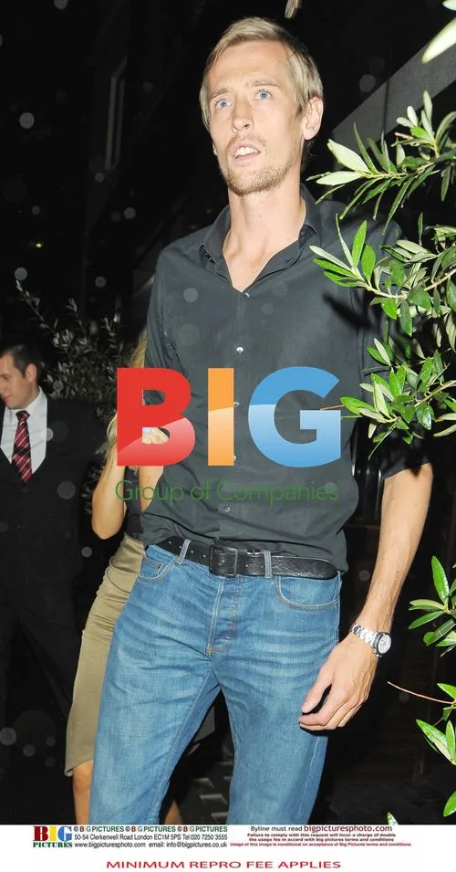 Footballer Peter Crouch and model Abigail Clancy