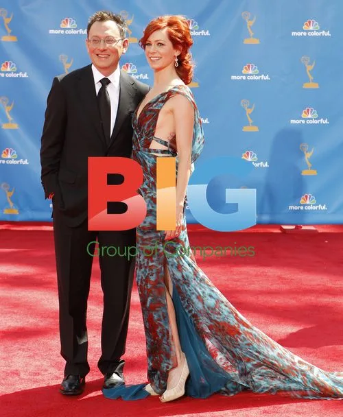 Carrie Preston and Michael Emerson at 62nd Primetime Emmy Awards