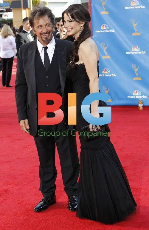 Al Pacino and Lucila Sol at 62nd Primetime Emmy Awards