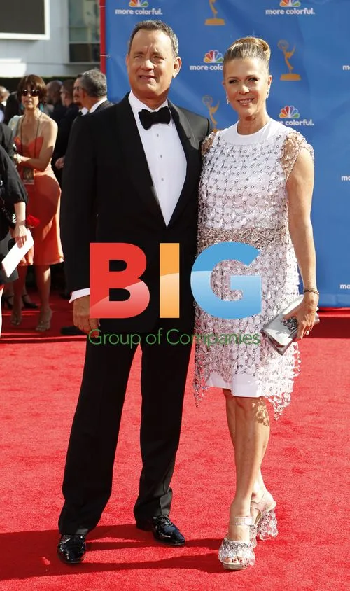 Tom Hanks and Rita Wilson at 2010 Emmys