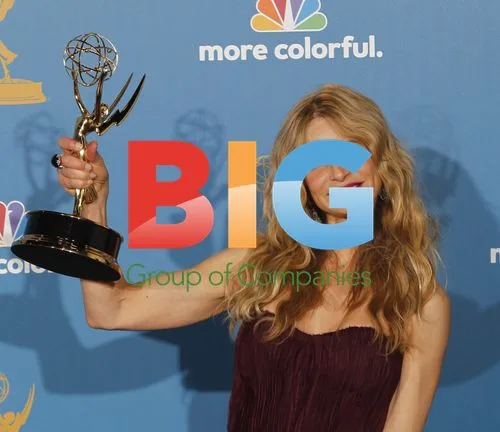 Kyra Sedgwick Holds Emmy Award