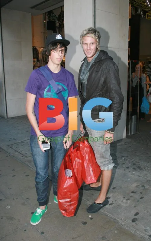 Big Brother stars shopping in London