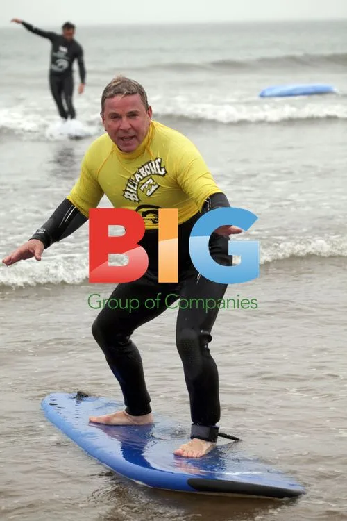 David Van Day Goes Surfing in Devon