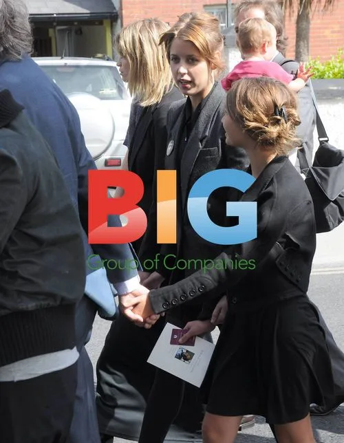 Bob Geldof Snr's funeral in Dublin