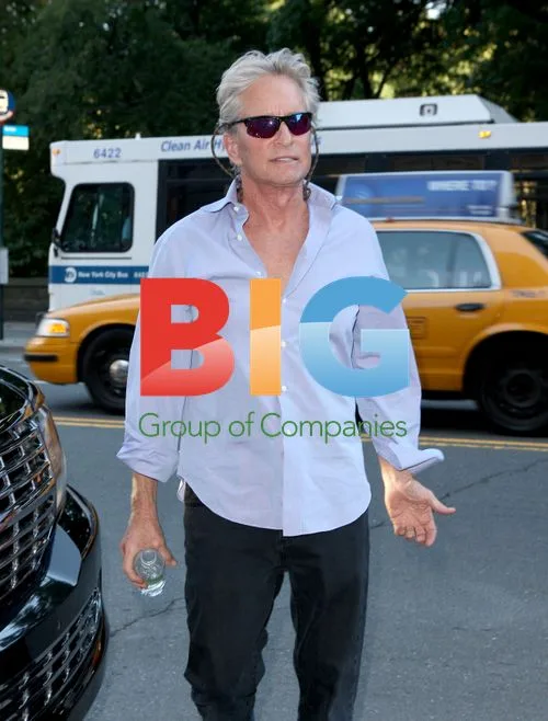 Michael Douglas Seen Returning Home in NYC