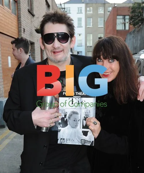 Shane MacGowan and Victoria Mary Clarke at 'Tic' opening