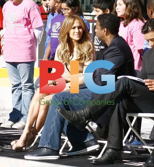 Jennifer Lopez, Denzel Washington, and Mario Lopez at Boys and Girls Club Event