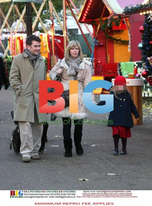 Kate Garraway and Family at Winter Wonderland