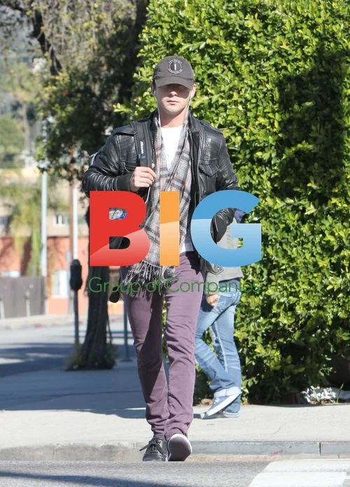 Shia LaBeouf walks with cap in Studio City