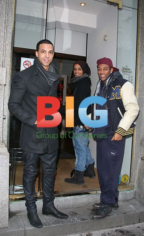 JLS Leave Hotel for Shopping