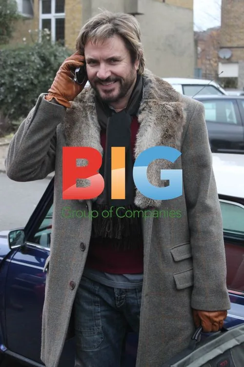 Simon Le Bon Gets Stuck in Mini at X Factor Studio