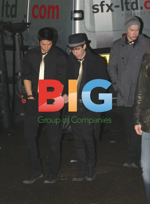Glee Cast Arrives at X Factor Studios