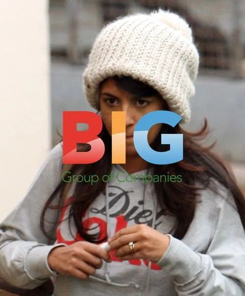 Konnie Huq Applies Lip Balm at X Factor Studios