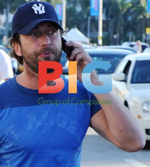 Gerard Butler at Art Basel Miami Beach