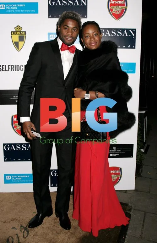 Alex Song at SOS Ball in London