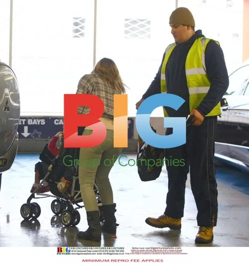 Charlotte Church fills up car, shops with daughter