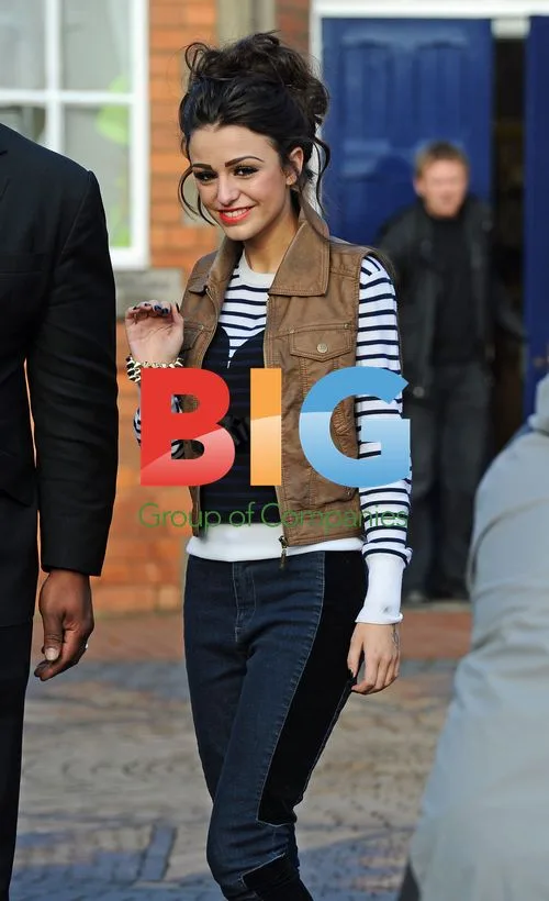 Cher Lloyd leaves school in Malvern