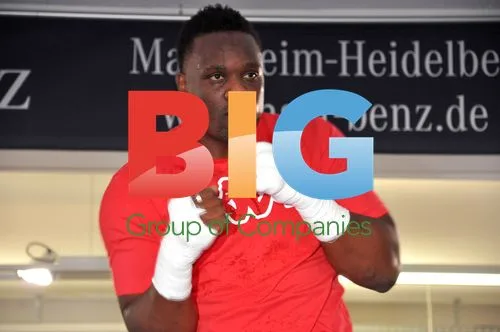 Dereck Chisora Training in Heidelberg