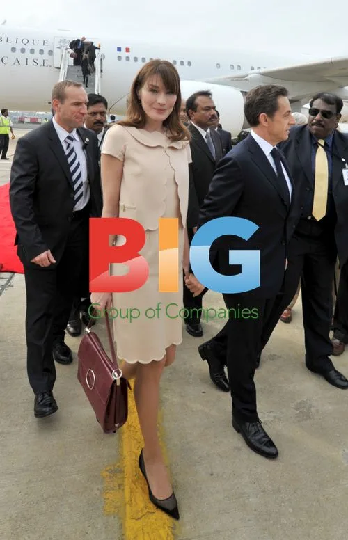 Carla Bruni in India
