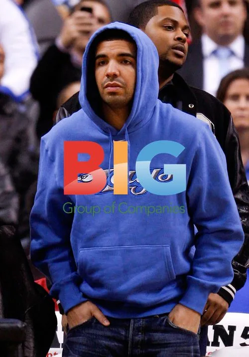 Drake Watching NBA Game