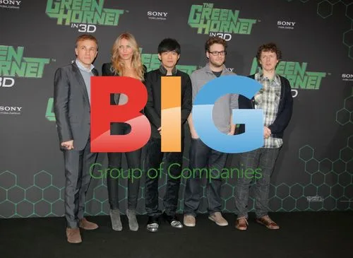 Seth Rogen, Christoph Waltz at 'The Green Hornet' photocall
