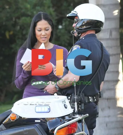 Kimora Lee Speeding Ticket in Ferrari