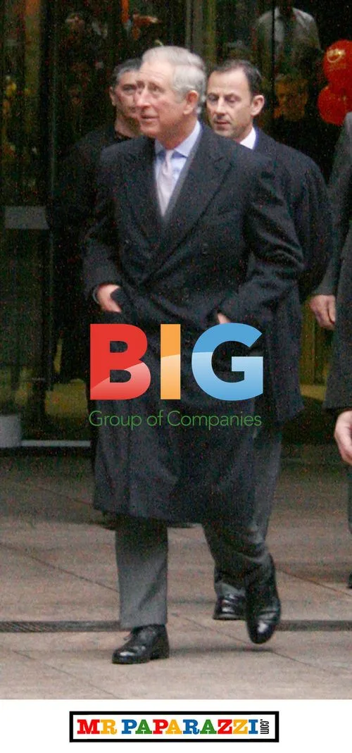 Prince Charles and Prince William leave ICAP
