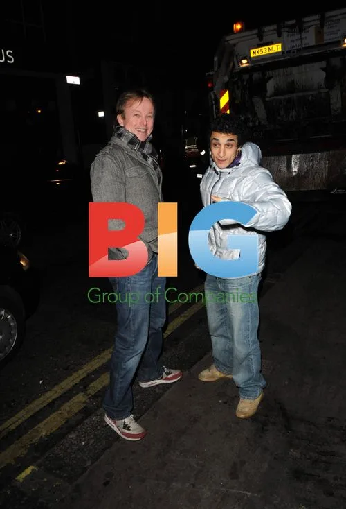 Celebrities at Groucho Club, London