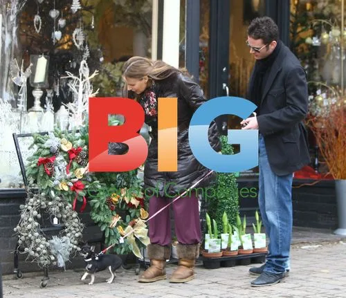 Gary Lucy and Natasha Shopping