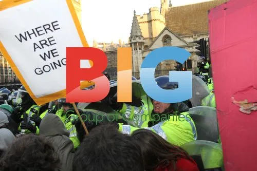 Students Protest Tuition Fees in London