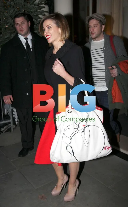 X Factor Finale Judges Leaving London Hotel