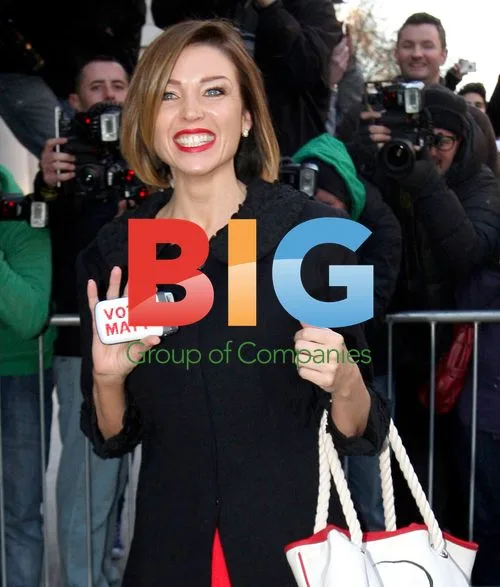X Factor Finalist and Judges Arriving in London