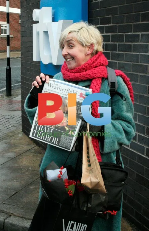 Julie Hesmondhalgh Arrives at Coronation Street 50th