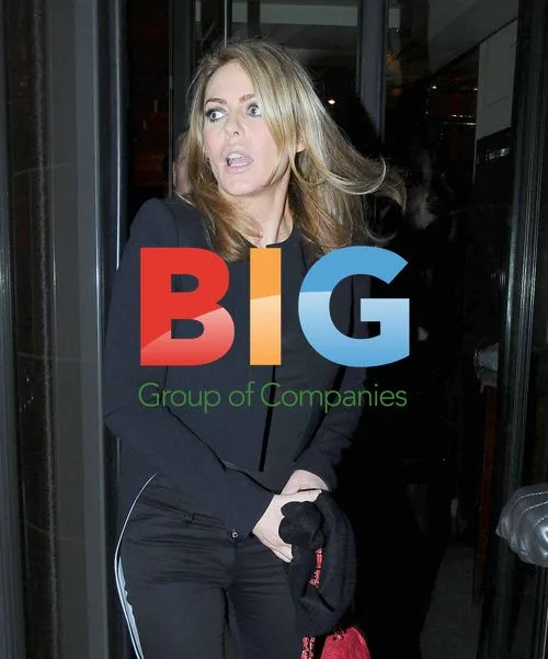 Patsy Kensit and Mystery Man Leave Ciprianis