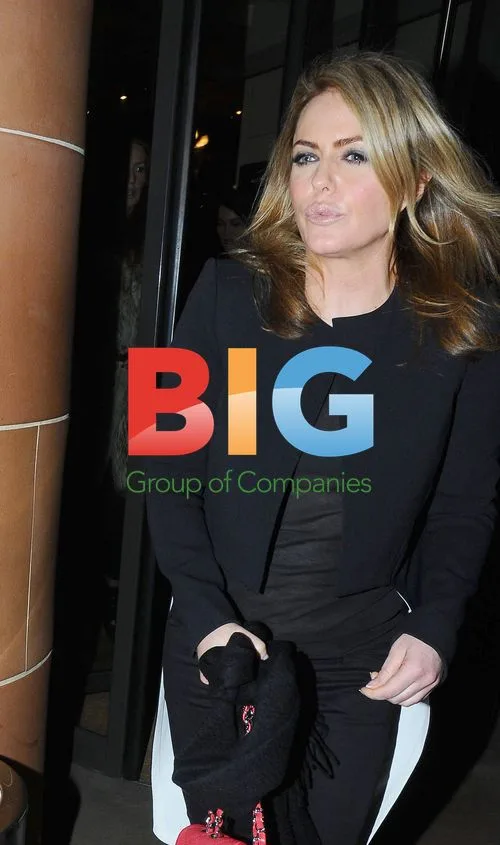 Patsy Kensit Leaves Cipriani's with Mystery Man