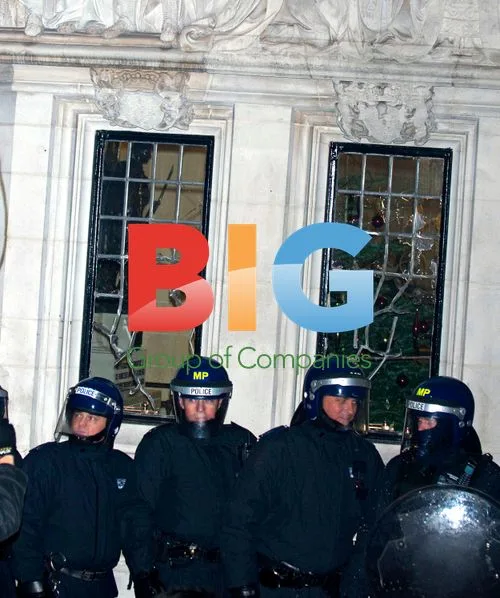 Student protest in London