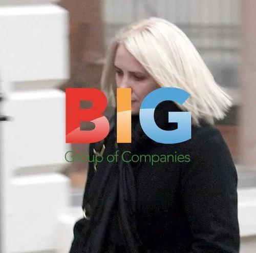Claire Richards Leaving Hair Salon in London
