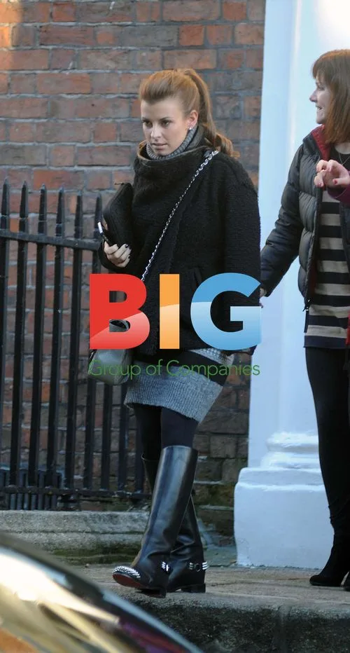 Coleen Rooney Leaving Office Meeting in Dublin